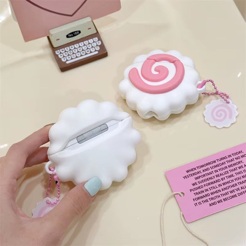 For Airpods Case,Cute 3D Japan Food Fish Cake Case for Airpods Pro 2 Case,Soft Silicone Earphone Cover for Airpods 3 Case