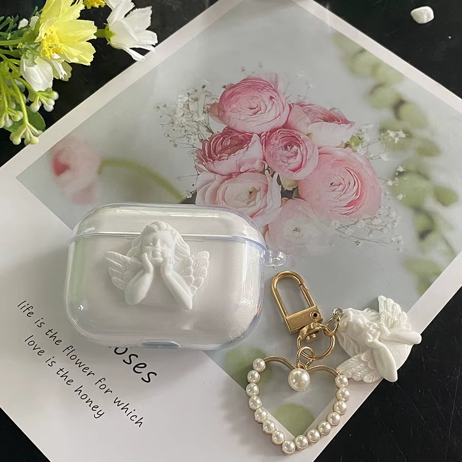 Cute with Chain Cover for Apple Airpods 1 2 3 Case Luxury Butterfly Keychain Earphone Case for Airpods PRO Case Box Airpods 3