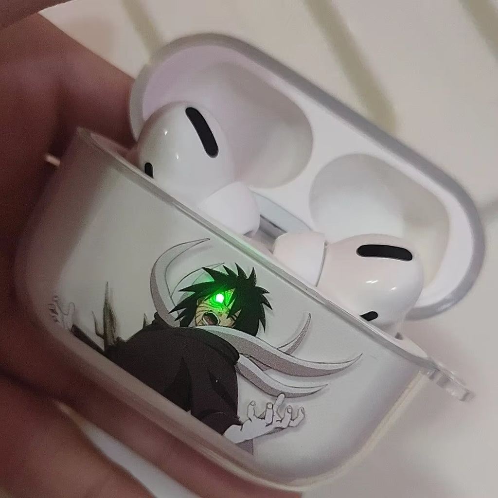 Naruto Headset Case for Apple Airpods 1 2 3Pro Case Anime Uchiha Obito EVA Earphone Protective Cases Accessories Headphone Box